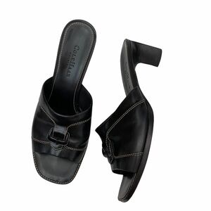 Cole Haan Breck Slip On Sandals Black Sz 9.5